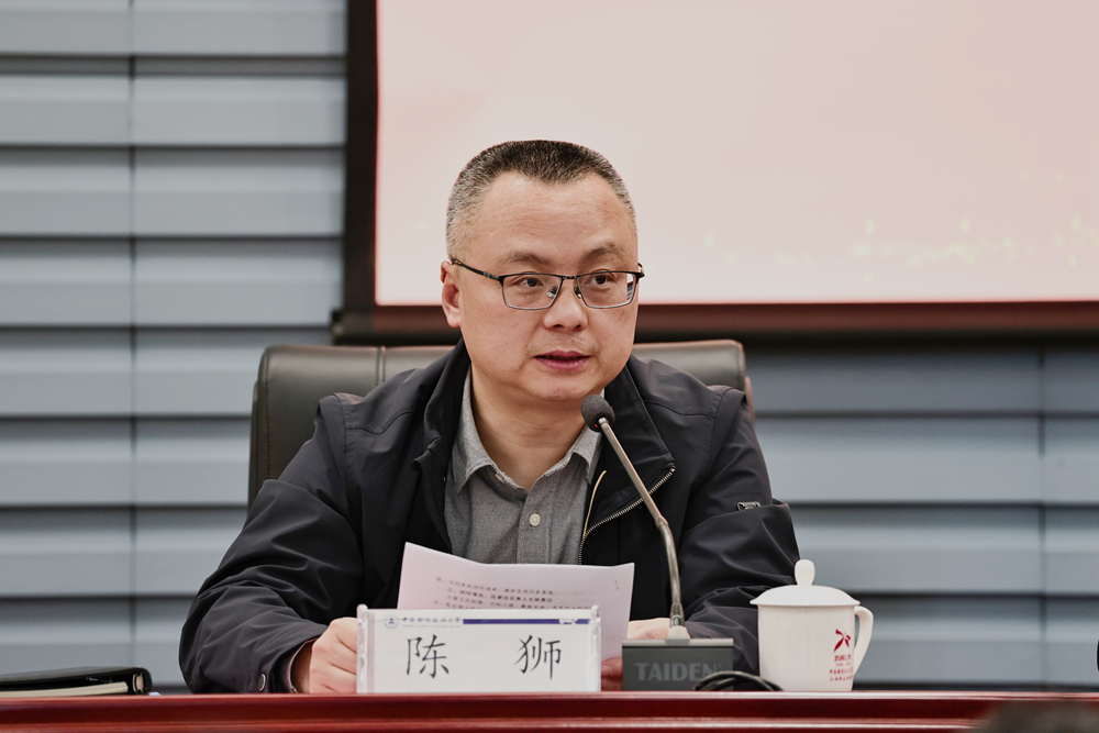 校党委副书记陈狮部署学校立德树人工程相关工作